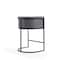 Manhattan Comfort Cosmopolitan Counter Stool in Grey and Black, PK3 3-CS008-GY - alternate 3